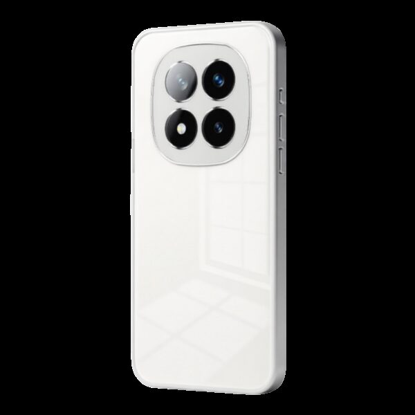 Forcell Xiaomi Redmi Note 14 Pro Plus 5G Plating Fine Hole Θήκη με Πλαίσιο Σιλικόνης Διάφανη - Silver