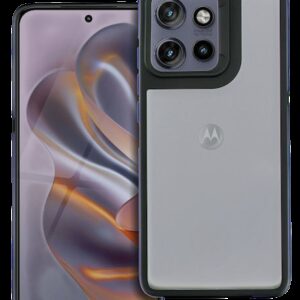 Forcell Motorola Edge 50 Θήκη με Πλαίσιο Σιλικόνης - Black Blue