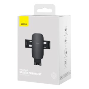 BASEUS Βάση Αυτοκινήτου Αεραγωγού Metal Age II Gravity Car Mount SUJS000001 Μαύρη