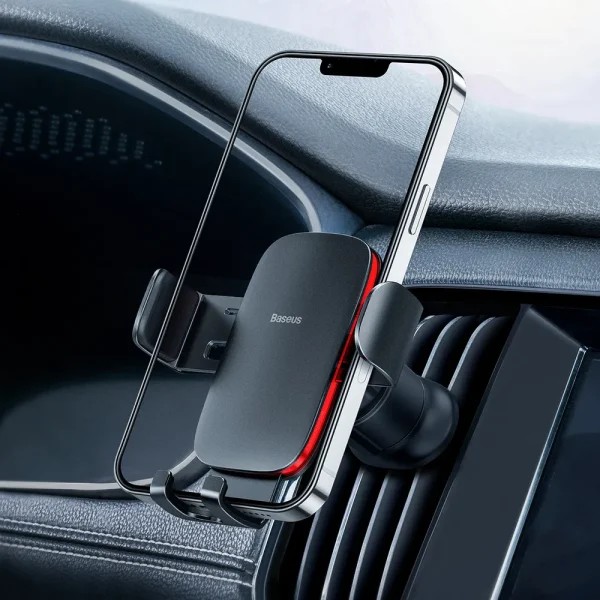 BASEUS Βάση Αυτοκινήτου Αεραγωγού Metal Age II Gravity Car Mount SUJS000001 Μαύρη