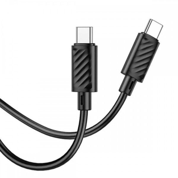 Hoco USB-C to USB-C 60W 1m Μαύρο (X88)