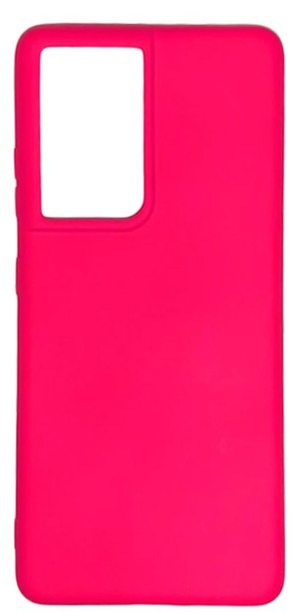 Forcell Samsung Galaxy S21 Ultra 5G Soft Touch Θήκη Σιλικόνης - Fuchsia