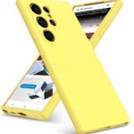 Forcell Samsung Galaxy S24 Ultra 5G Soft Touch Θήκη Σιλικόνης - Yellow