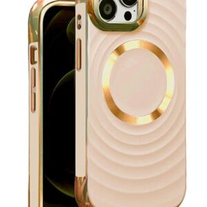 Forcell Samsung Galaxy S24 5G MagSafe Circle Glam Θήκη Σιλικόνης - Pink