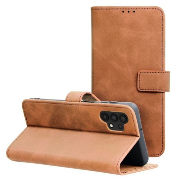 Tel1 Samsung Galaxy A32 4G Tender Θήκη Βιβλίο - Brown