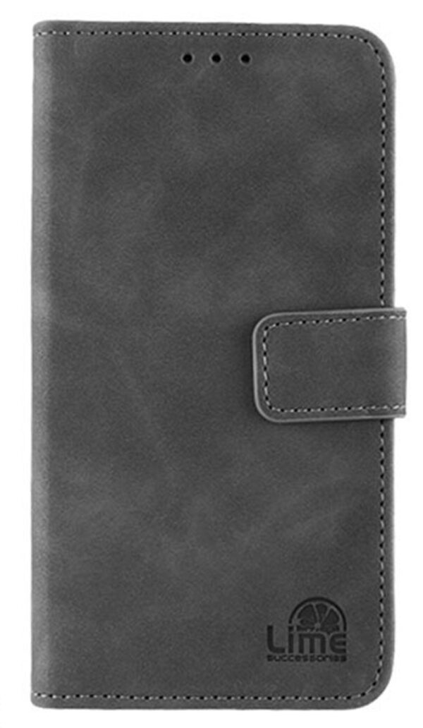 Lime Xiaomi 15 Pro 5G Essential Magnet Θήκη Βιβλίο - Grey