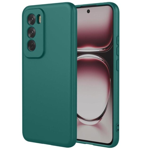 Forcell Oppo Reno 12 Pro 5G Matt Θήκη Σιλικόνης - Green
