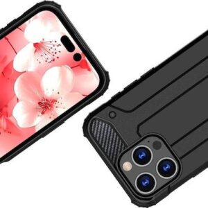 Forcell iPhone 16 Pro Hydrid Armor Θήκη Σκληρή - Black