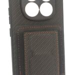 Forcell Xiaomi Redmi Note 14 Pro Plus 5G Fold Stand Elastic Card Θήκη Σιλικόνης - Black