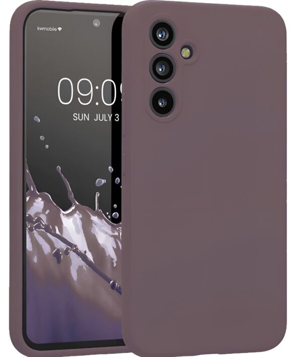 Forcell Samsung Galaxy S24 5G Matt Θήκη Σιλικόνης - Dark Purple