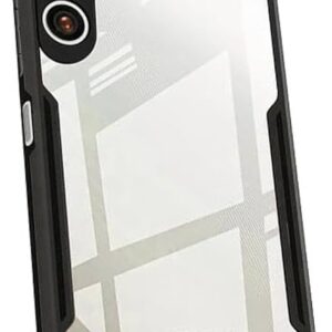 Forcell Samsung Galaxy A35 5G Anti-Drop Θήκη με Πλαίσιο Σιλικόνης Διάφανη - Black