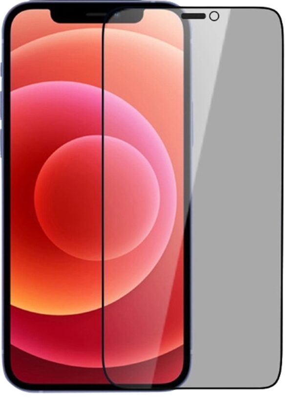 iPhone 13 Pro Max Προστασία Οθόνης Φιμέ 5D Privacy Full Face Tempered Glass