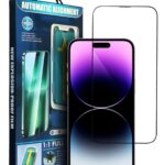 iPhone 13 Pro Max / iPhone 14 Plus Προστασία Οθόνης με Μαύρο Περίγραμμα 5D Full Face Tempered Glass + Applicator