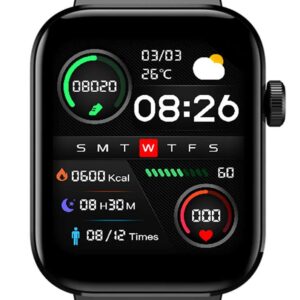 Smartwatch Smart Bracelet Waterproof με Παλμογράφο (Μαύρο)