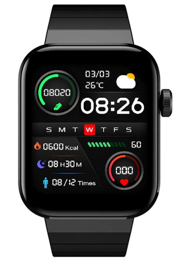 Smartwatch Smart Bracelet Waterproof με Παλμογράφο (Μαύρο)