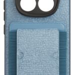 Forcell Xiaomi Redmi Note 14 Pro Plus 5G Fold Stand Elastic Card Θήκη Σιλικόνης - Blue