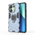 Xiaomi Redmi Note 13 4G Σκληρή Θήκη Μπλε Με Σταντ Shockproof PC + TPU Phone Case with Magnetic Ring Holder Blue