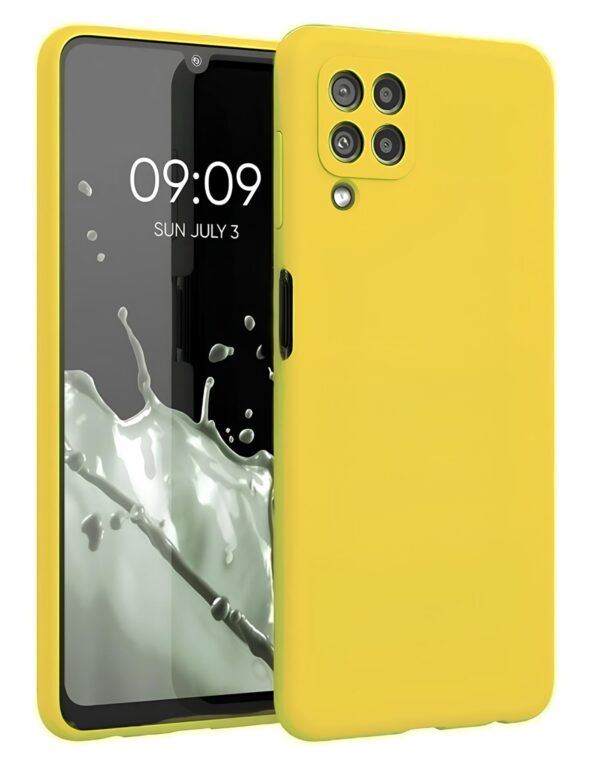Forcell Samsung Galaxy A22 4G / M32 4G Soft Touch Θήκη Σιλικόνης - Yellow
