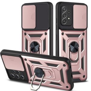 Forcell Samsung Galaxy A32 4G Hybrid Armor Camshield Θήκη Σκληρή - Pink