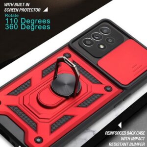 Forcell Samsung Galaxy A32 4G Hybrid Armor Camshield Θήκη Σκληρή - Pink