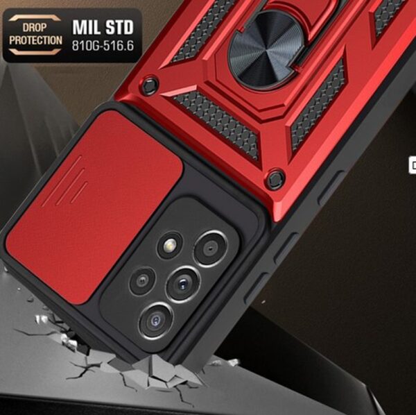 Forcell Samsung Galaxy A32 4G Hybrid Armor Camshield Θήκη Σκληρή - Pink