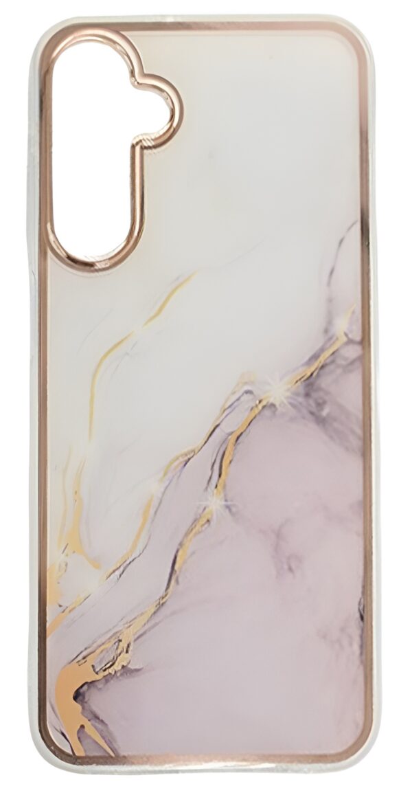 Forcell Samsung Galaxy A34 5G Electroplating Dual-side IMD Θήκη Σιλικόνης με Σχέδιο