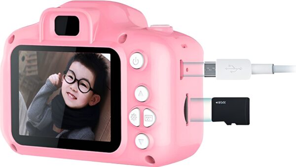 HD Παιδική ψηφιακή κάμερα / Φωτογραφική μηχανή Summer Vacation Ροζ