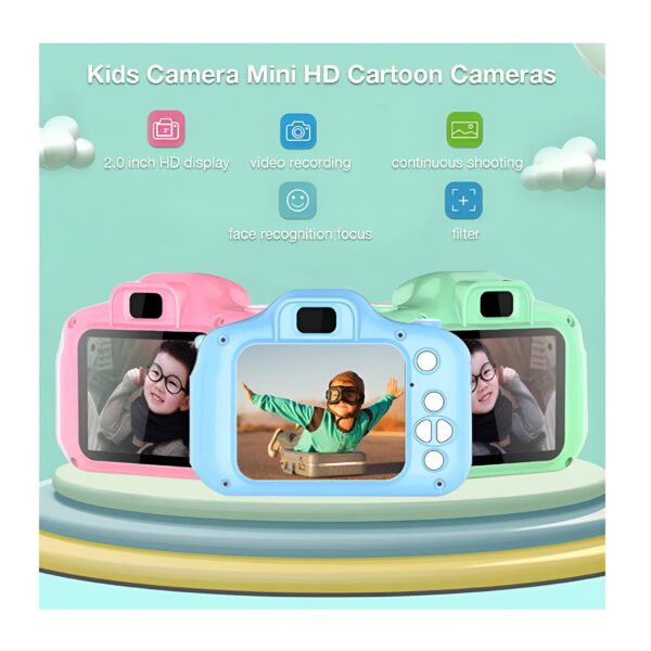 HD Παιδική ψηφιακή κάμερα / Φωτογραφική μηχανή Summer Vacation Ροζ