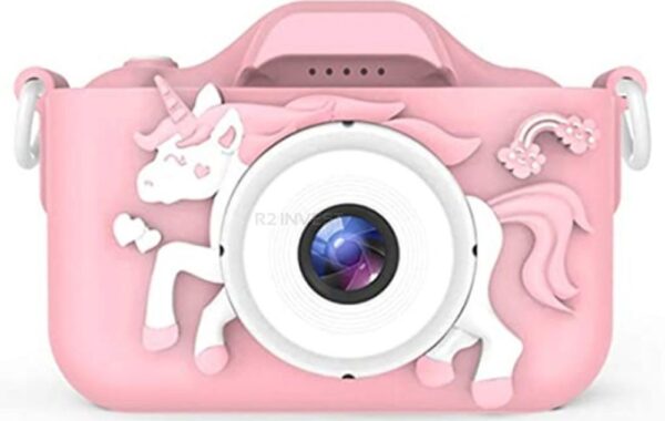 Επαναφορτιζόμενη Ψηφιακή Παιδική Φωτογραφική Μηχανή - Κάμερα X5 Pink