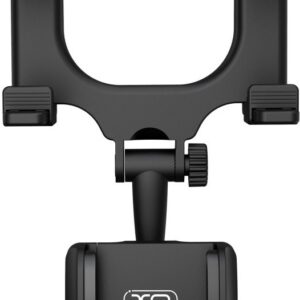 XO-C70 Βάση Κινητού Για Καθρέφτη με Ρυθμιζόμενα Άγκιστρα Μαύρη
