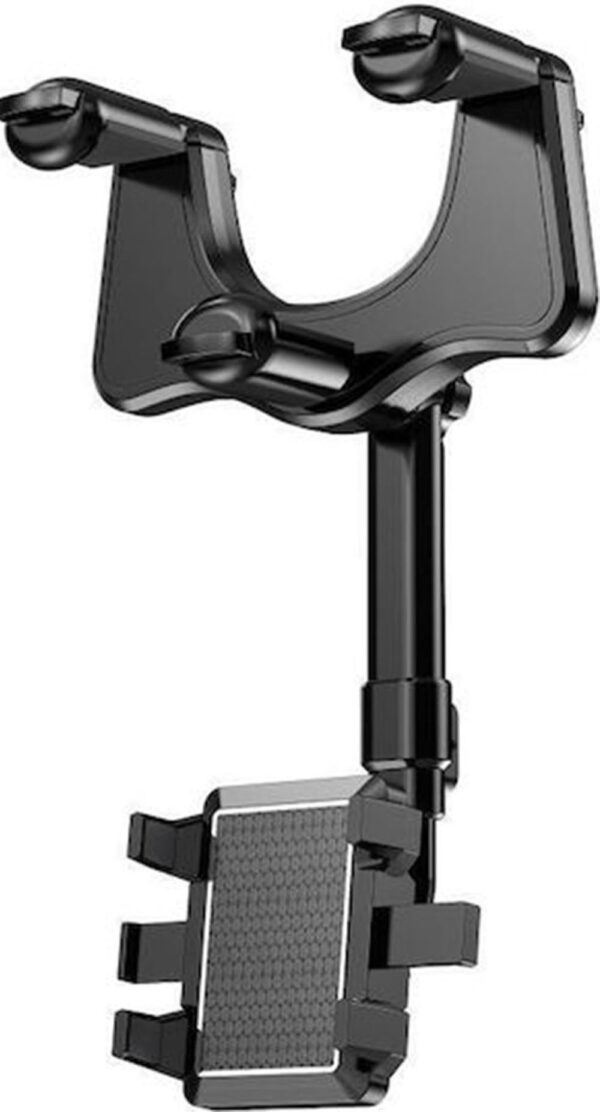 XO-C115 Βάση Κινητού Για Καθρέφτη με Ρυθμιζόμενα Άγκιστρα Μαύρη