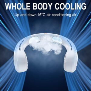 Techsuit H6 Φορητό Ανεμιστηράκι Λαιμού 1200mAh Μπλε