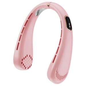 Techsuit H6 Φορητό Ανεμιστηράκι Λαιμού 1200mAh Ροζ