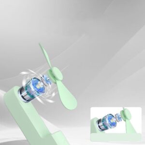 Techsuit HZ001 Ανεμιστηράκι Χειρός 2000mAh Μαύρο