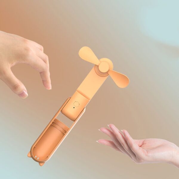 Techsuit HZ001 Ανεμιστηράκι Χειρός 2000mAh Ροζ