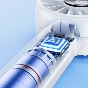 Techsuit CT-110 Ανεμιστηράκι Χειρός Λευκό