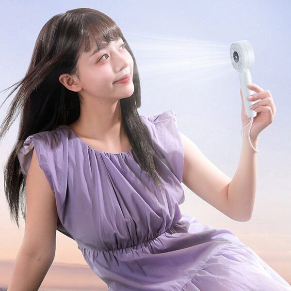 Techsuit CT-110 Ανεμιστηράκι Χειρός Λευκό