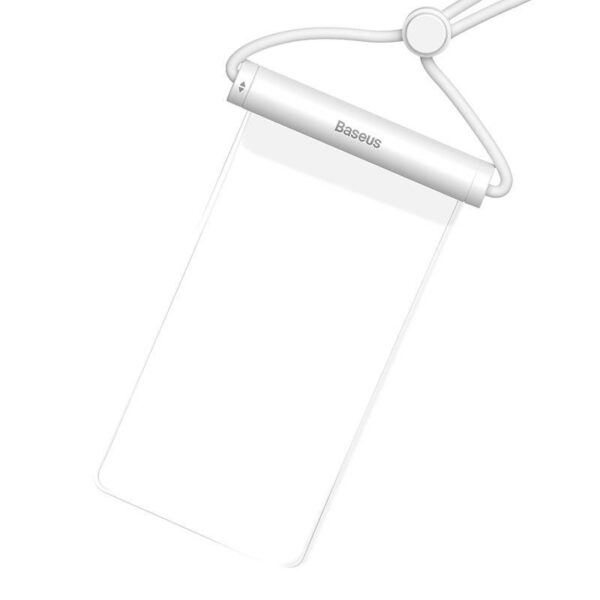 Baseus Αδιάβροχη Θήκη Transparent Waterproof Bag έως 7.2" Λευκή