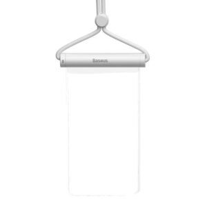Baseus Αδιάβροχη Θήκη Transparent Waterproof Bag έως 7.2" Λευκή