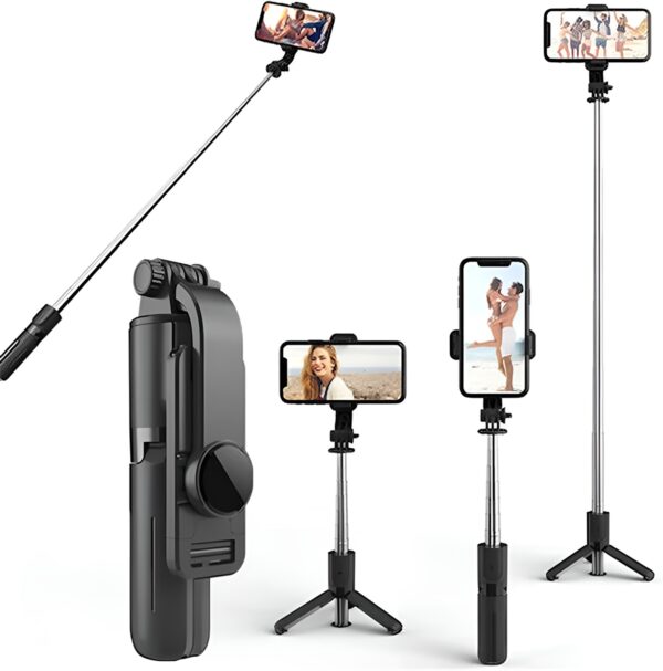 Techsuit selfie stick με ενσωματωμένο τρίποδο L11 Μαύρο