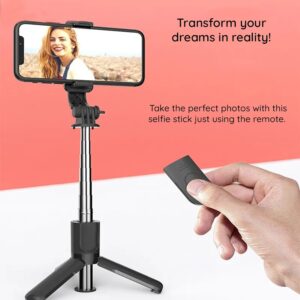 Techsuit selfie stick με ενσωματωμένο τρίποδο L11 Μαύρο