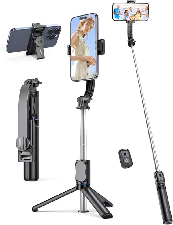 Techsuit selfie stick με ενσωματωμένο τρίποδο C01 Μαύρο