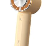 Techsuit HX138 Φορητό Ανεμιστηράκι Χειρός με Τρεις Ταχύτητες και Φακό 1200mAh Yellow