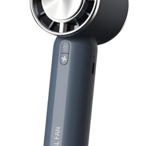 Techsuit HX138 Φορητό Ανεμιστηράκι Χειρός με Τρεις Ταχύτητες και Φακό 1200mAh Blue
