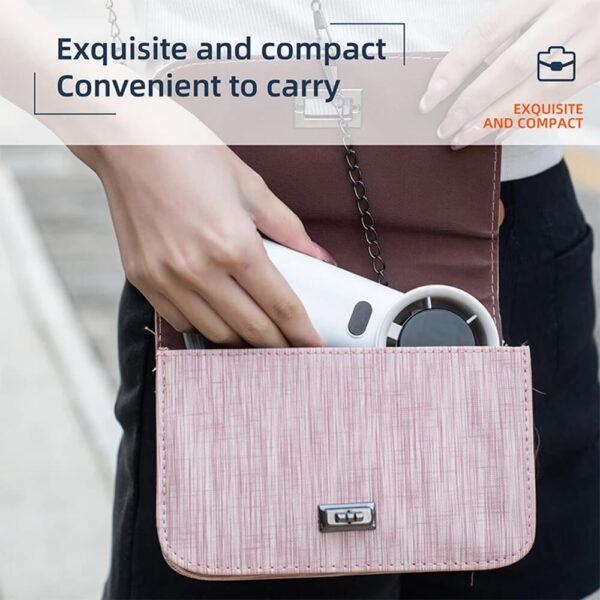 Techsuit K38 Φορητό Ανεμιστηράκι Χειρός 3600mAh White