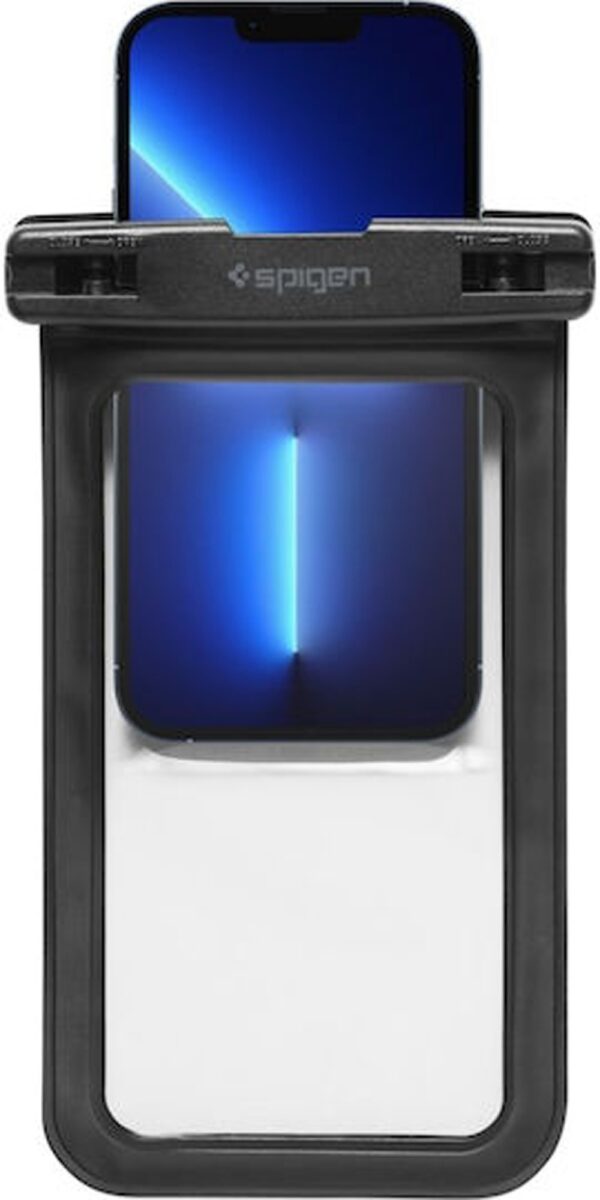 Αδιάβροχη Θήκη Universal έως 6,8" Waterproof Spigen A601 Διαφανές - Μαύρο