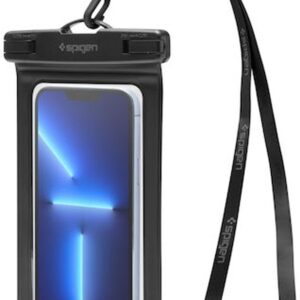 Αδιάβροχη Θήκη Universal έως 6,8" Waterproof Spigen A601 Διαφανές - Μαύρο