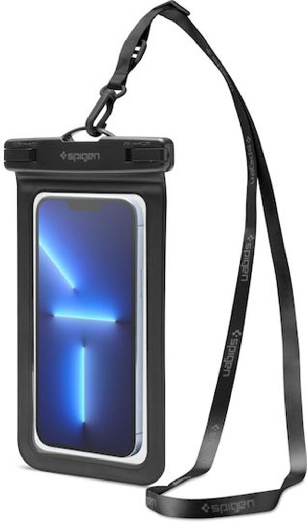 Αδιάβροχη Θήκη Universal έως 6,8" Waterproof Spigen A601 Διαφανές - Μαύρο