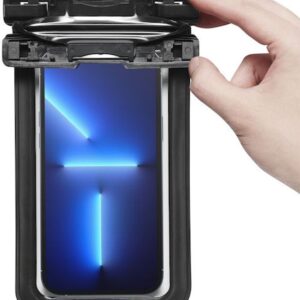 Αδιάβροχη Θήκη Universal έως 6,8" Waterproof Spigen A601 Διαφανές - Μαύρο