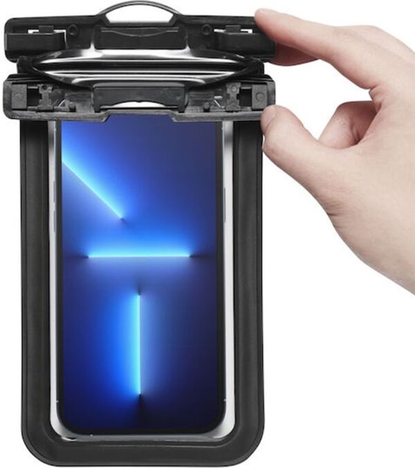 Αδιάβροχη Θήκη Universal έως 6,8" Waterproof Spigen A601 Διαφανές - Μαύρο